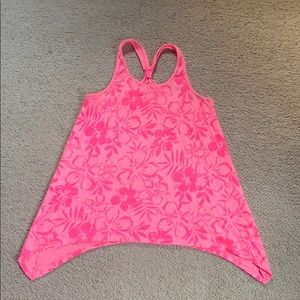 Pink Floral Tank Top